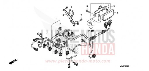 FAISCEAU SECONDAIRE CBF1000FAB de 2011